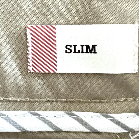 NWT Dickies Women Boot Cut Slim Fit Mid Rise Flat Front Beige Twill Pants Sz 12 - Picture 9 of 11